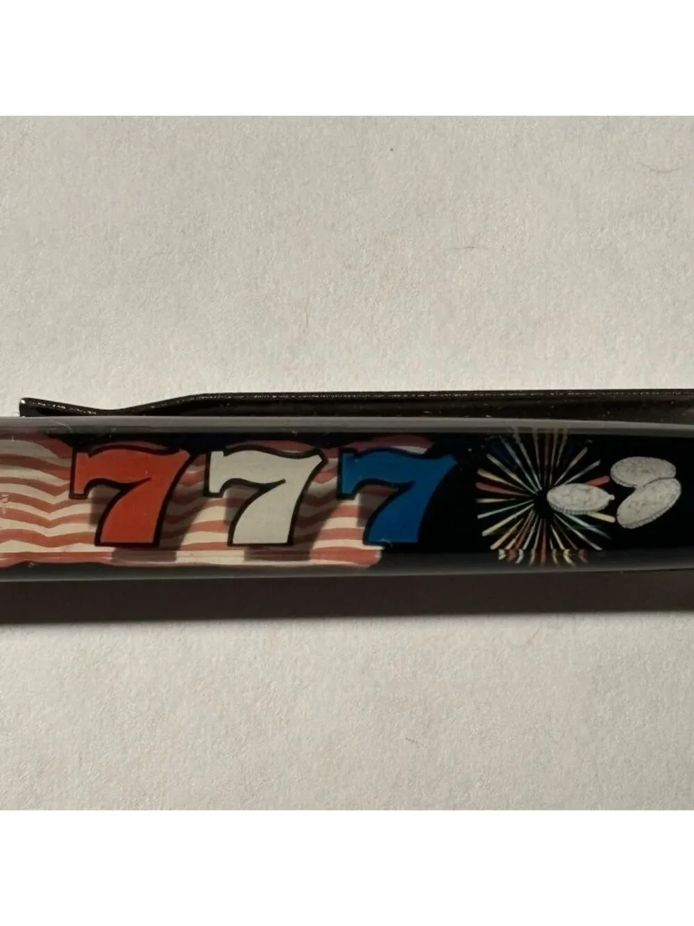 Las Vegas Slots Floaty Pen Gambling Games Triple 7 Chips Souvenir Promo Vintage